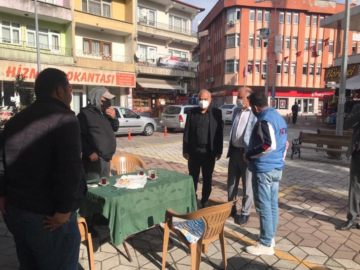 Başkan Bozkurt G&ouml;k&ccedil;ebey&rsquo;de &ccedil;eşitli ziyaretlerde bulundu