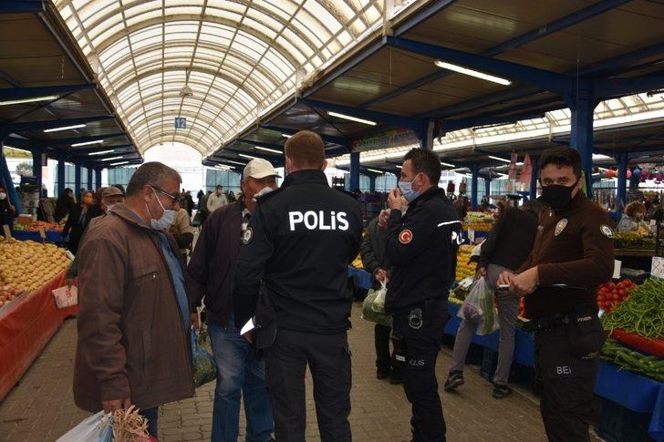 Gönen’de maske takmayanlara ceza yağdı G4