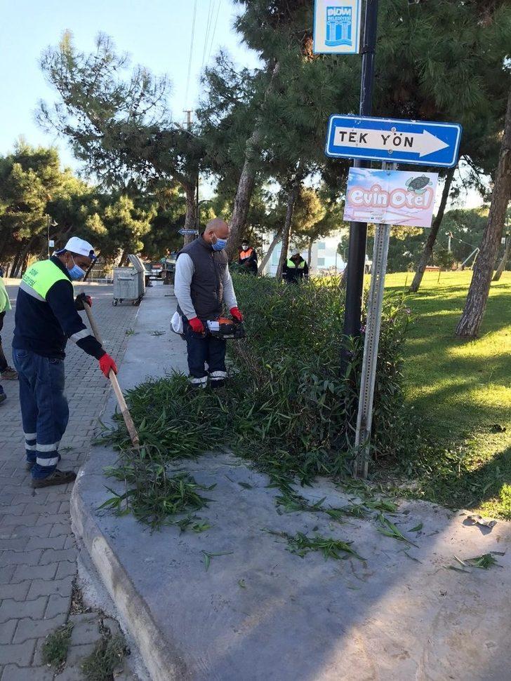 Didim’de yeşil alan çalışmaları devam ediyor G3