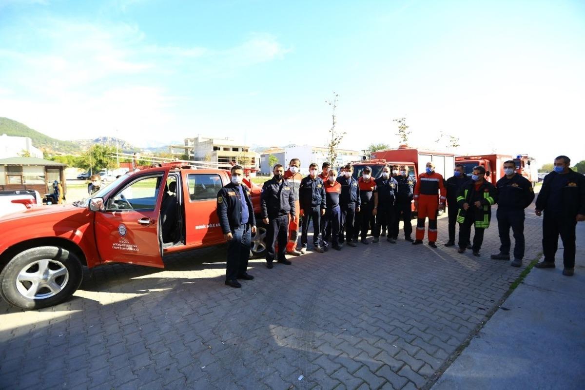 Deprem kahramanları Muğla&rsquo;ya d&ouml;nd&uuml;