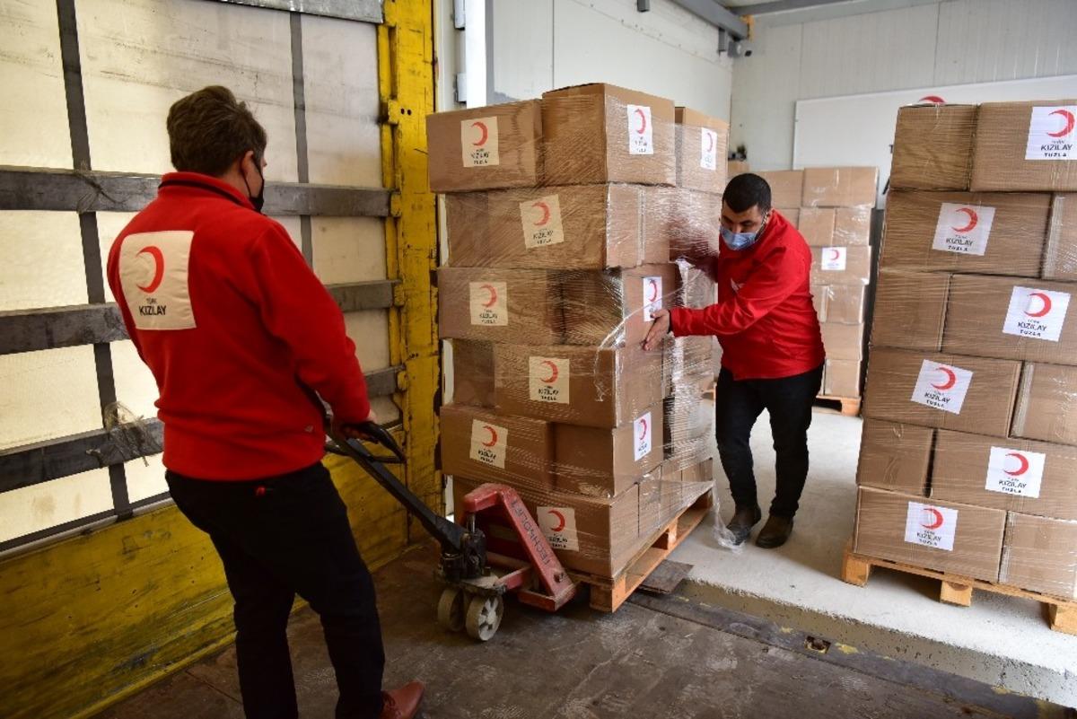 Tuzla&rsquo;dan İzmir&rsquo;e yardım eli