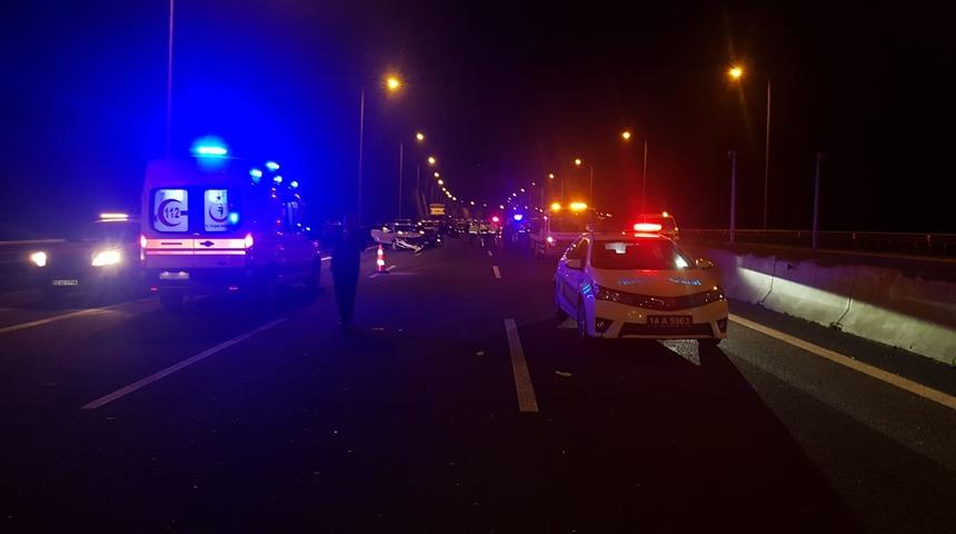 TEM'de feci kaza! Freni patlayan kamyon dehşet saçtı