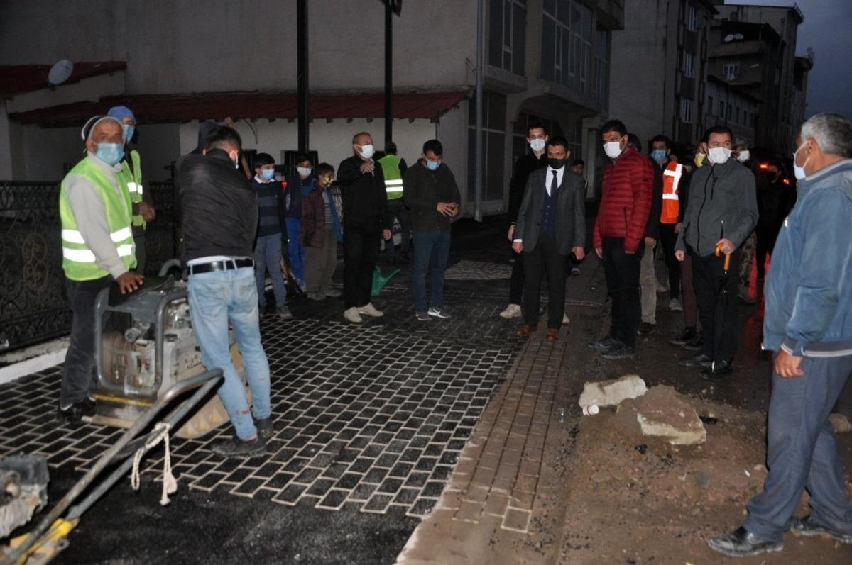 Kaymakam Doğramacı&rsquo;dan yol ve iş yeri denetimi