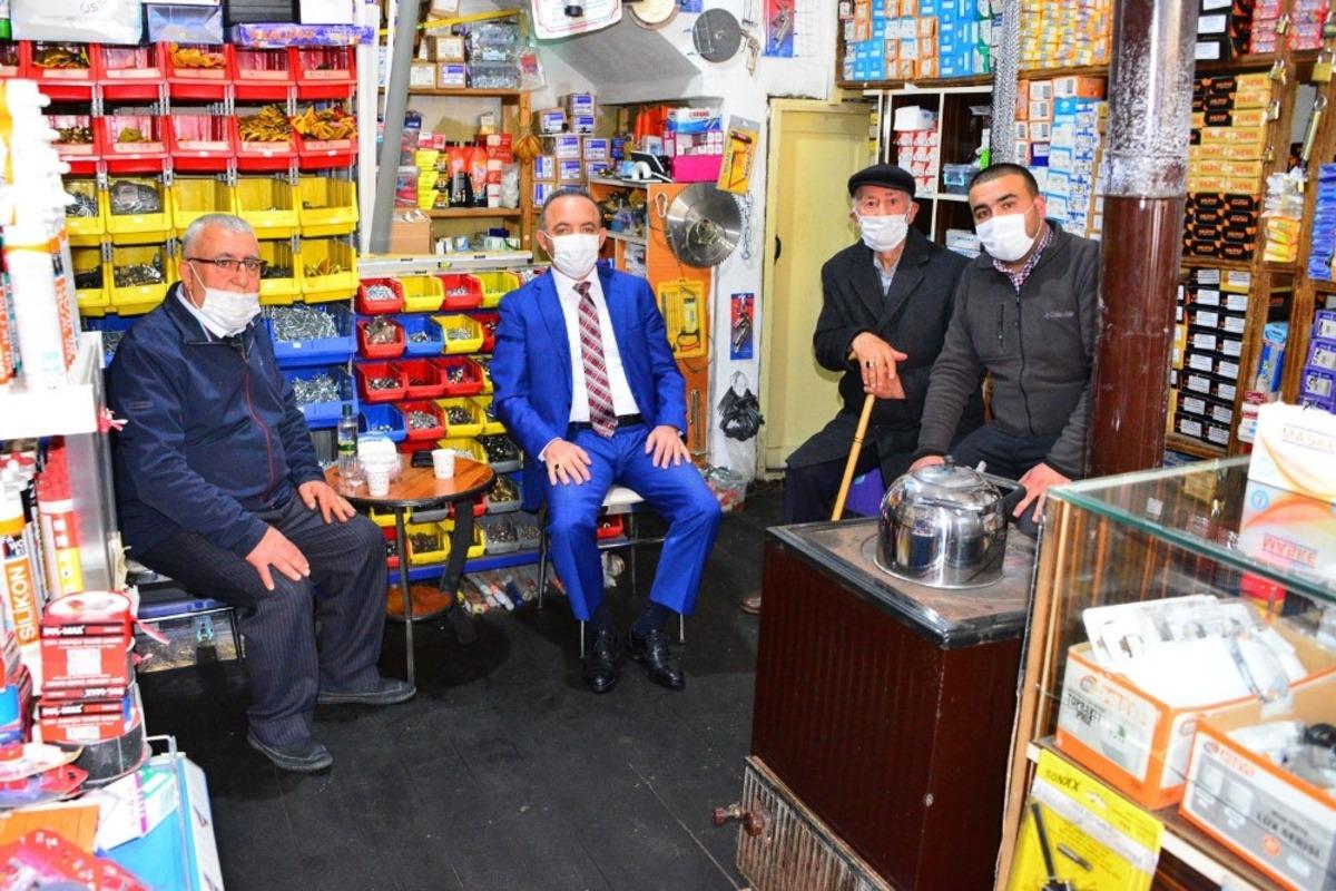 Vali H&uuml;seyin &Ouml;ner&rsquo;in esnaf ziyaretleri devam ediyor