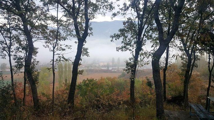 Reşadiye sis örtüsü ile kaplandı G3