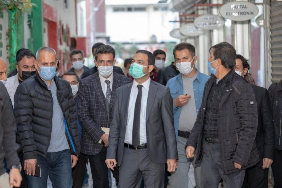 Kaymakam Aslan esnaf buluşmalarını s&uuml;rd&uuml;r&uuml;yor