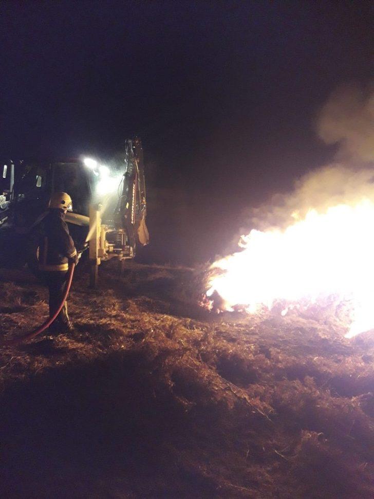 Çaldıran’da ot yangını G3