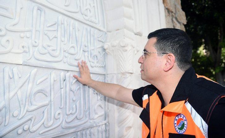 Dokumpark’a Selçuklu burç kitabesi sergileniyor G5