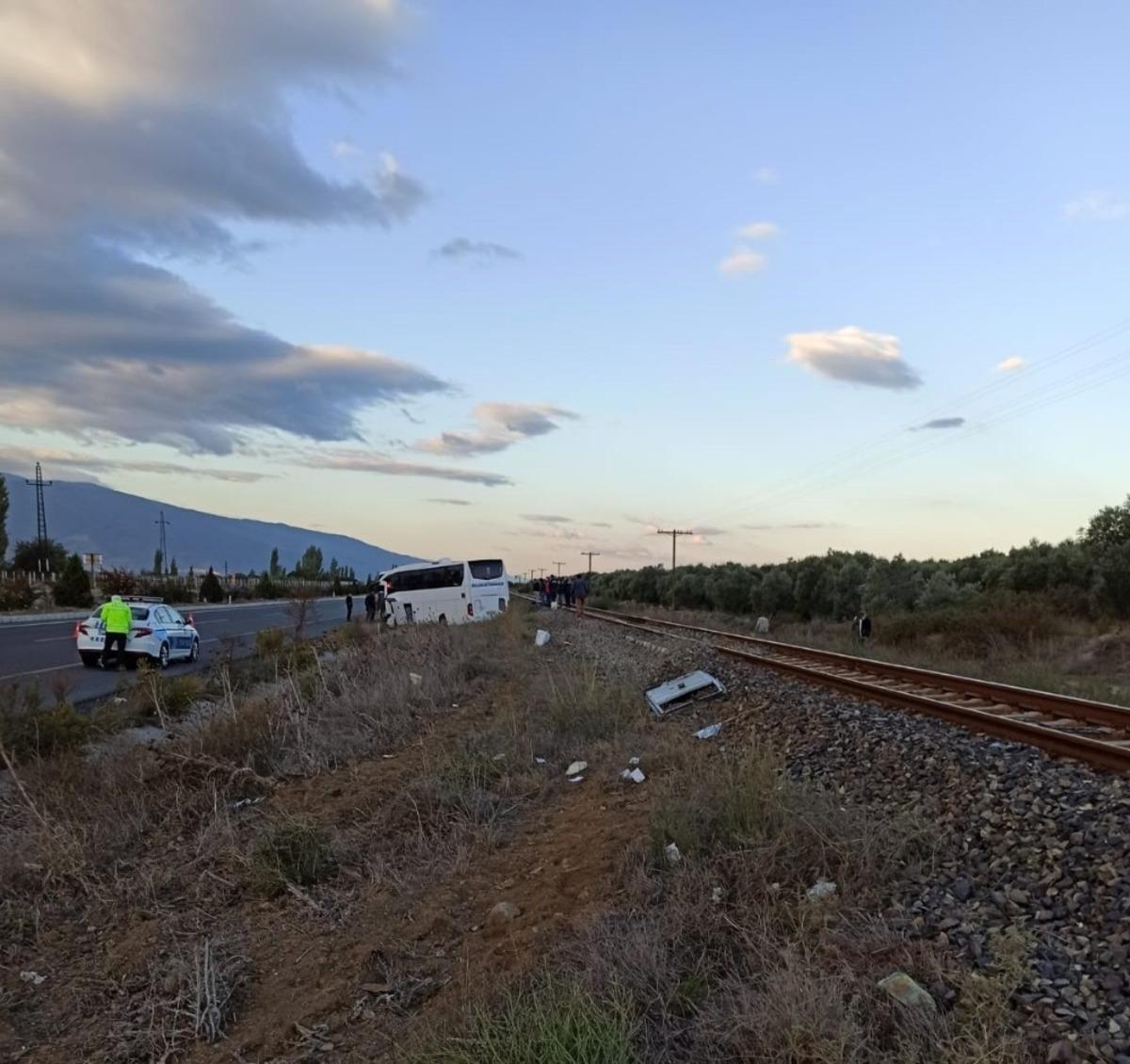 Aydın&rsquo;da otob&uuml;s kazası