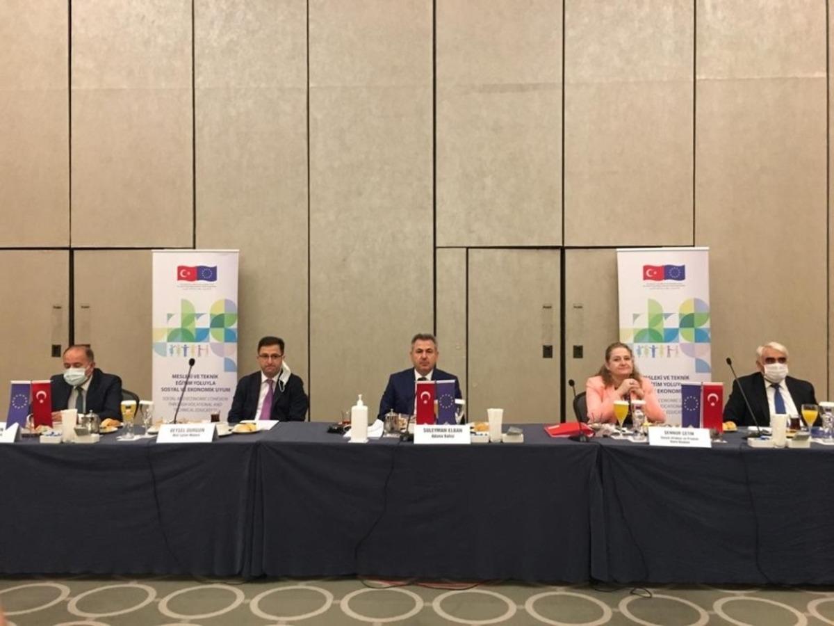 Adana&rsquo;da Mesleki Teknik Eğitim Yoluyla Sosyal ve Ekonomik Uyum Projesi&rsquo;nin lansmanı yapıldı