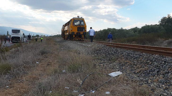 Otobüs kazasında zarar gören demiryolu onarıldı G2