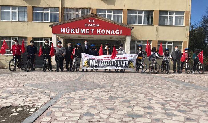 “Haydi Karabük Bisiklete” projesinin son durağı Ovacık oldu G1