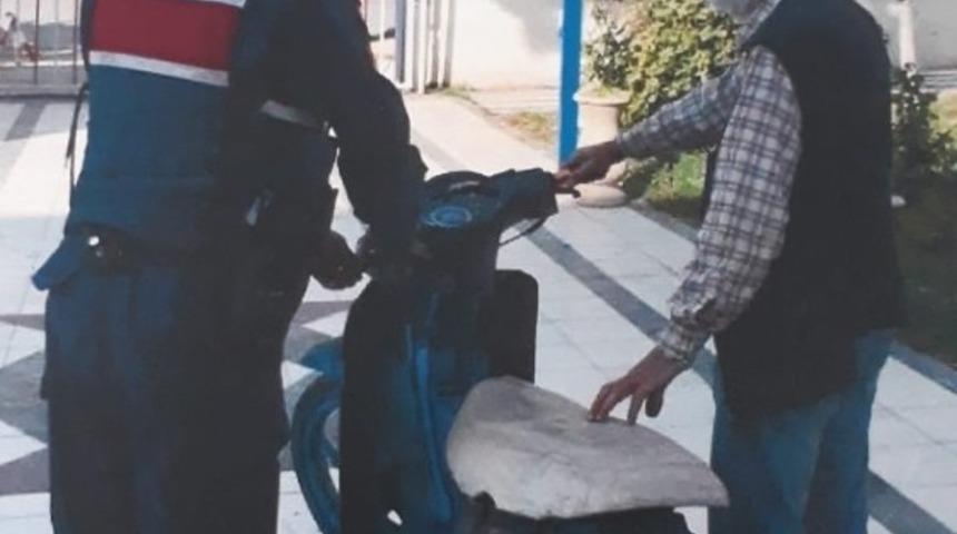 Motosiklet &ccedil;alan şahıs g&ouml;zaltına alındı