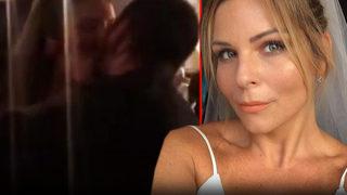 Oyuncu Pelin Öztekin’in öpücüğü tepkilere neden oldu! Şikayet edilince mekandan atıldı!