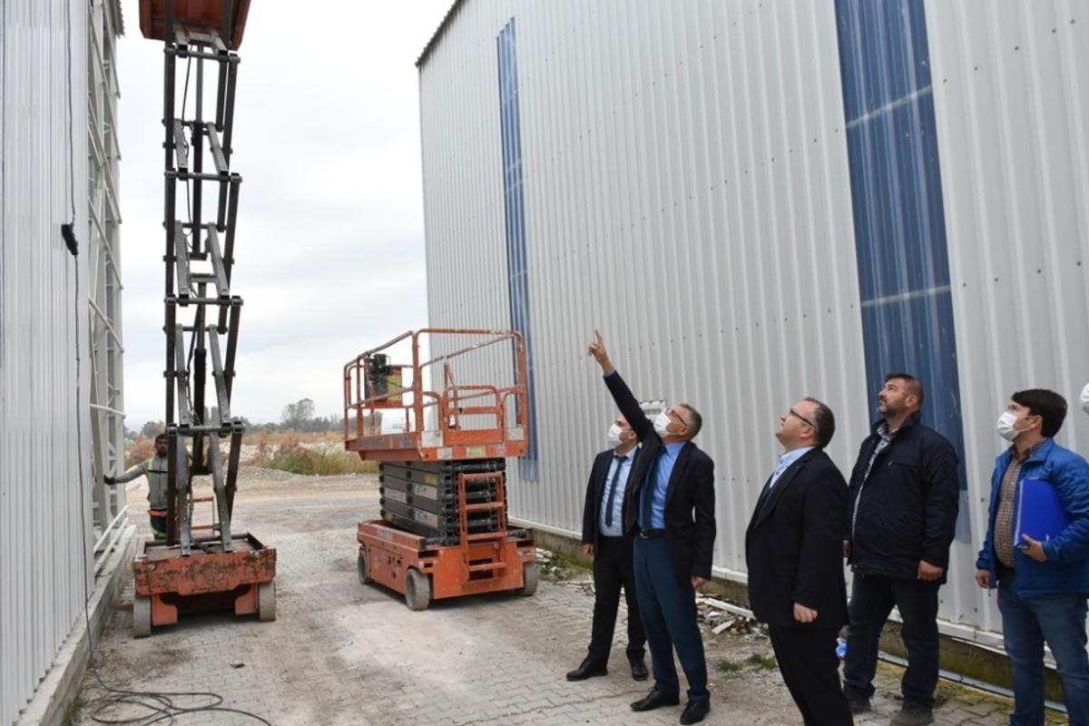 İn&ouml;n&uuml; Belediyesi Fen İşleri Şantiyesi genişliyor