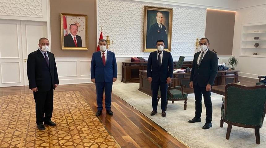 OSB Heyeti Bakan Varank ve Koca&rsquo;yı ziyaret etti