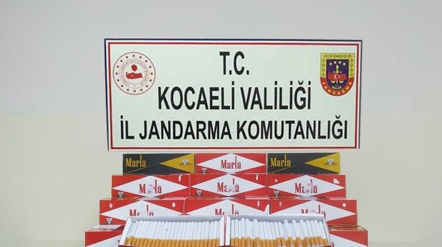 Kocaeli&rsquo;de 10 bin adet ka&ccedil;ak sigara ele ge&ccedil;irildi