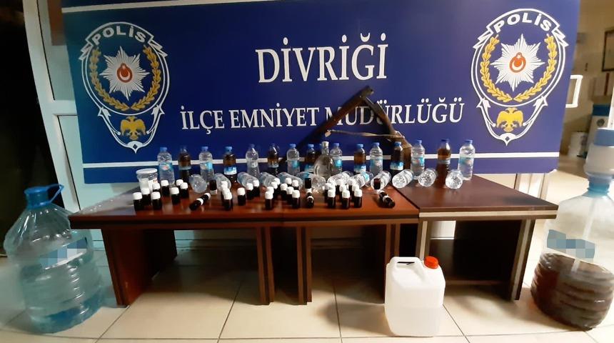 Su&ccedil;&uuml;st&uuml; yakalandılar! Sivas'ta ka&ccedil;ak i&ccedil;ki operasyonu