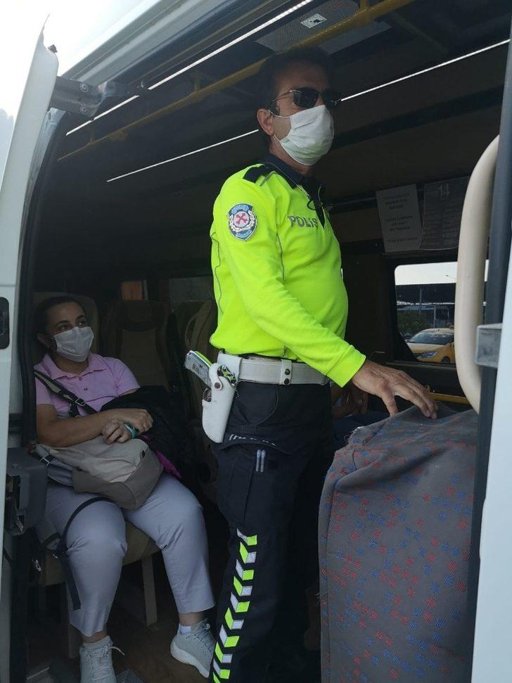 Dalaman’da yolcu araçlarına korona virüs denetimi yapıldı G2