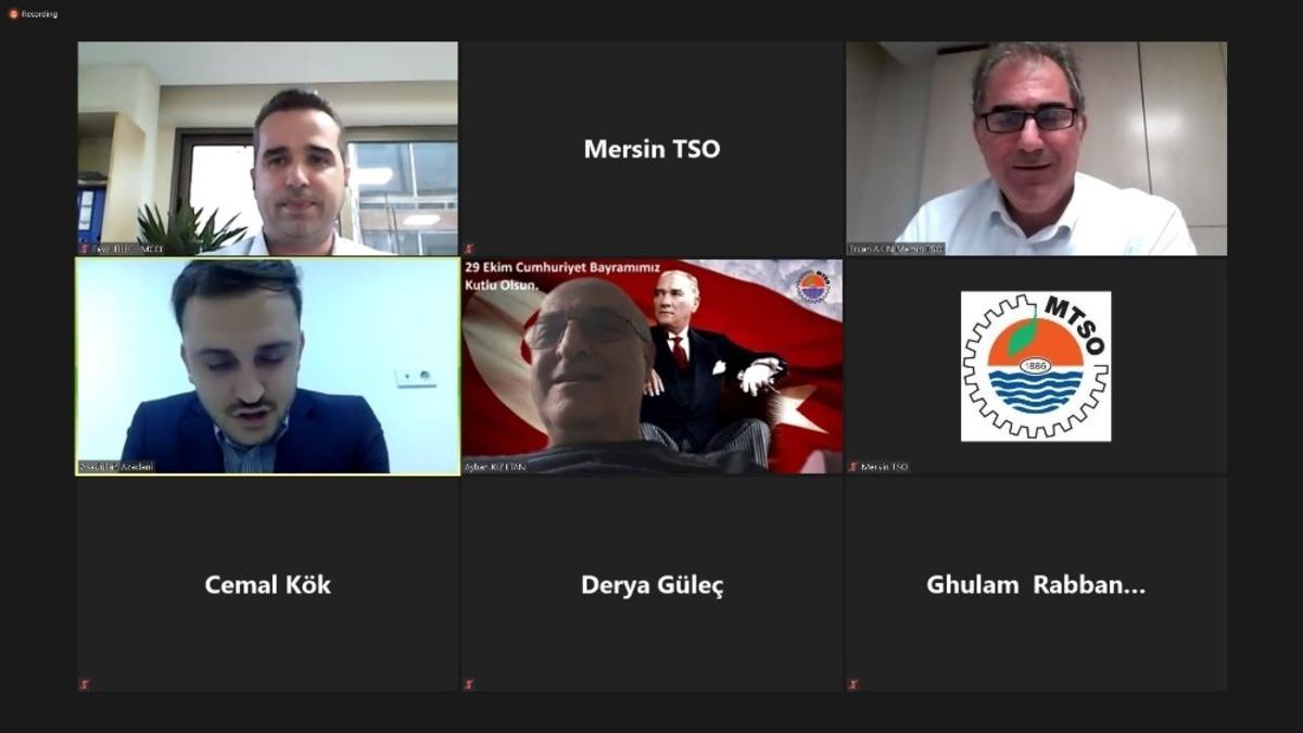 Afgan Ticaret Ataşesi Azadani&rsquo;den Mersinli yatırımcılara &ccedil;ağrı