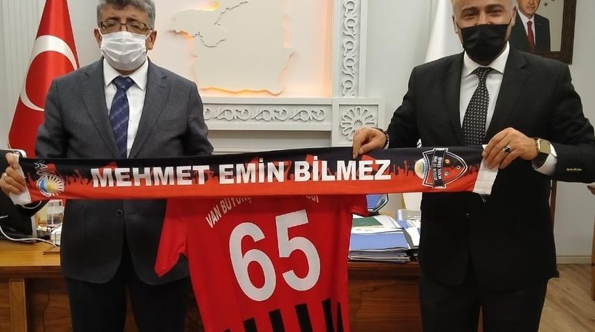 Başkan Solmaz&rsquo;dan Vali Bilmez&rsquo;e ziyaret