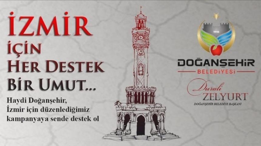 Doğanşehir’de "İzmir İçin Her Destek Bir Umut" kampanyası