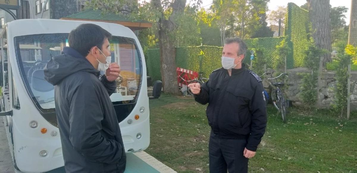 B&uuml;y&uuml;kşehir&rsquo;den maske ve sosyal mesafe denetimi