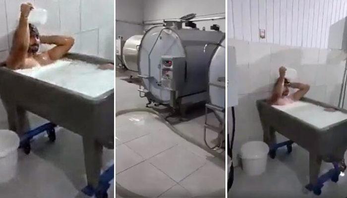 Konya'daki süt fabrikasında skandal görüntüler! TikTok'ta paylaşıldı, Bakanlıktan açıklama geldi