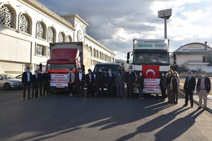 Yunusemre İzmirli depremzedelere yardımlarını sürdürüyor G1