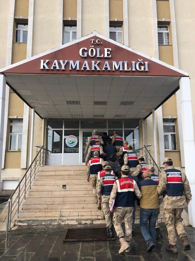 Göle’de çalınan büyükbaş hayvanlar bulundu