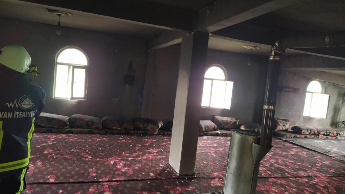 Taziye evinde yangın