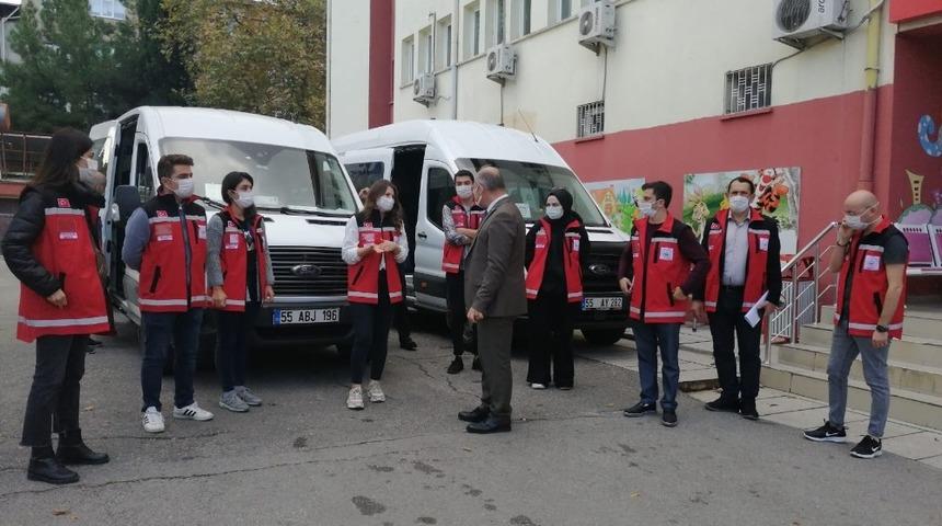 Samsun Valiliği psikososyal destek ekibi İzmir i&ccedil;in yola &ccedil;ıktı