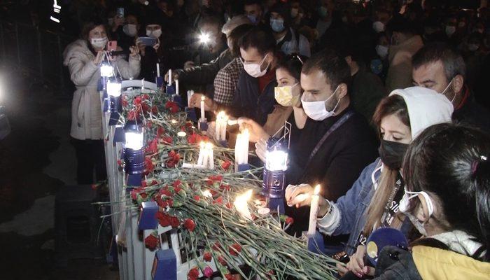 İzmir'deki depremde yıkılan Rıza Bey Apartmanı’nın önünde gözyaşları sel oldu