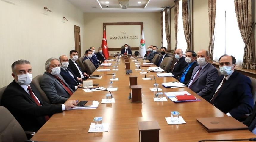 Amasya’da kamu hizmetlerinin genel değerlendirmesi yapıldı