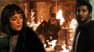 Alev Alev dizisi 1. bölüme yangın sahnesi damga vurdu! Alev Alev sosyal medyada gündem oldu