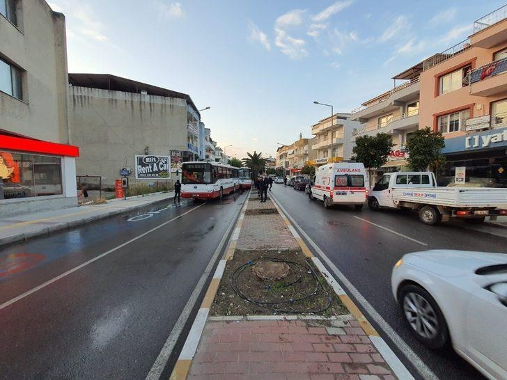 Urla’da iki Eshot otobüsü çarpıştı G3