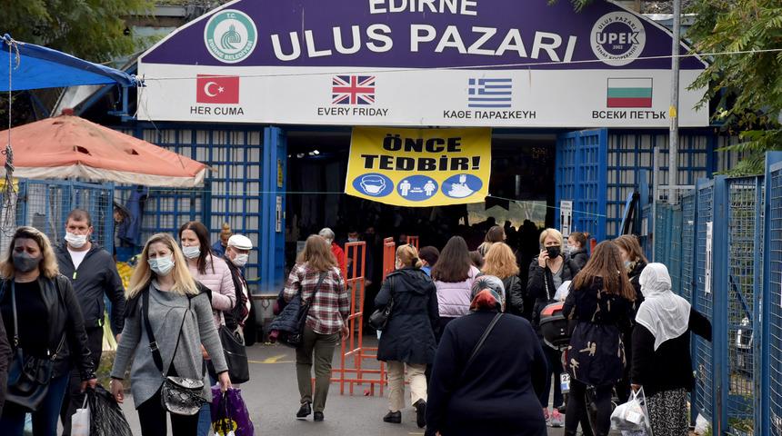 Edirne'ye Bulgar turist akını sürüyor