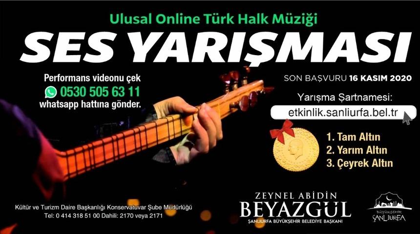 Şanlıurfa’da ödüllü online ses ve tiyatro yarışması