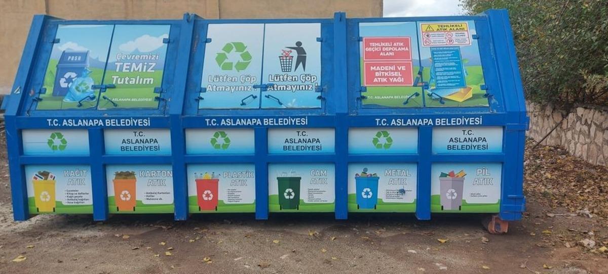 Aslanapa Belediyesi&rsquo;nden &rsquo;&rsquo;Geri d&ouml;n&uuml;ş&uuml;m atık projesi&rsquo;&rsquo;