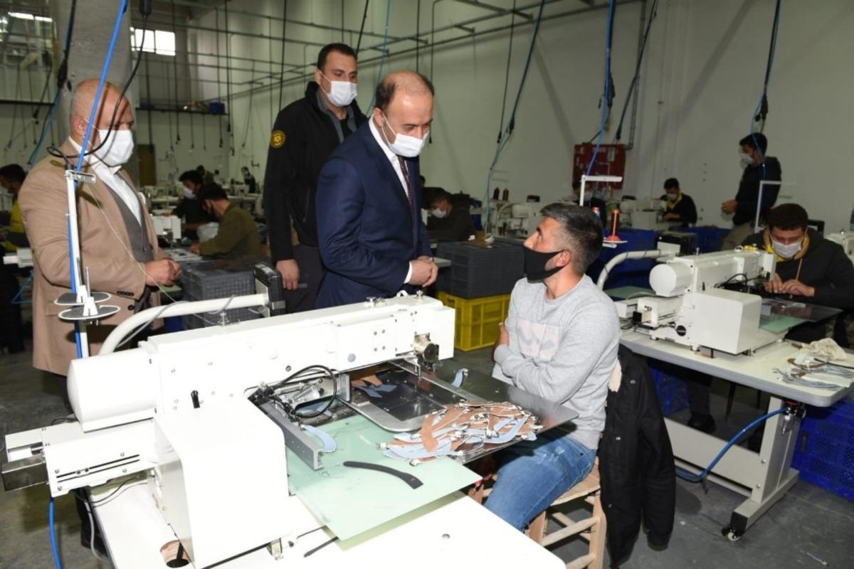 Vali Erin, OSB&rsquo;deki fabrikaları ziyaret etti