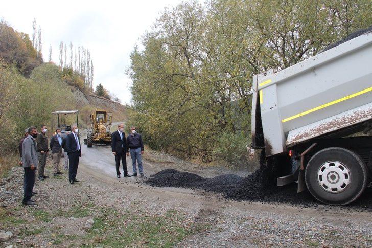 Kaymakam Deniz Pişkin, yol çalışmalarını inceledi G1