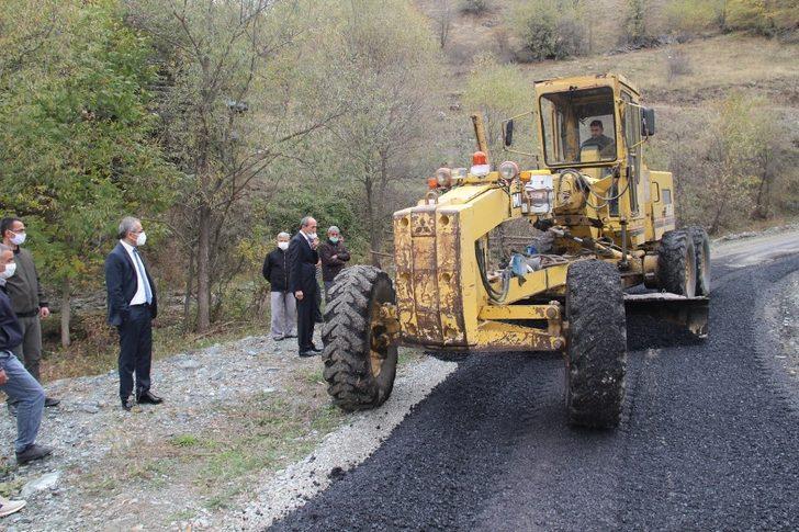 Kaymakam Deniz Pişkin, yol çalışmalarını inceledi G2
