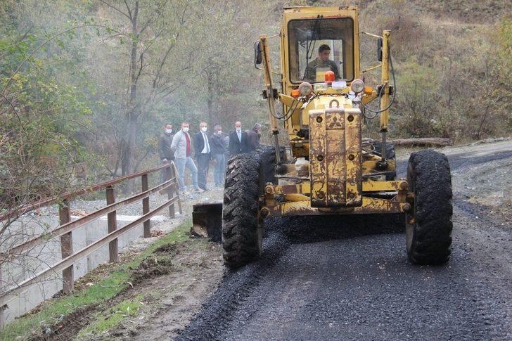 Kaymakam Deniz Pişkin, yol çalışmalarını inceledi G4