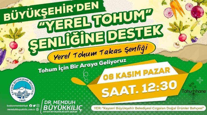B&uuml;y&uuml;kşehir&rsquo;den Yerli Tohum Şenliğine destek