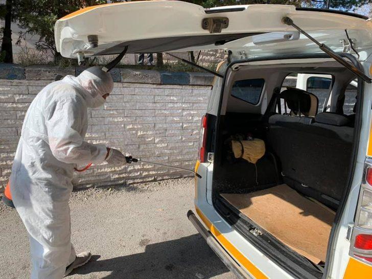 Keskin’de toplu taşıma araçları dezenfekte ediliyor G2