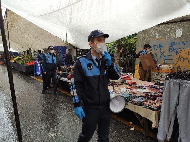 Zabıta ekibi eline megafonu alıp uyardı G5