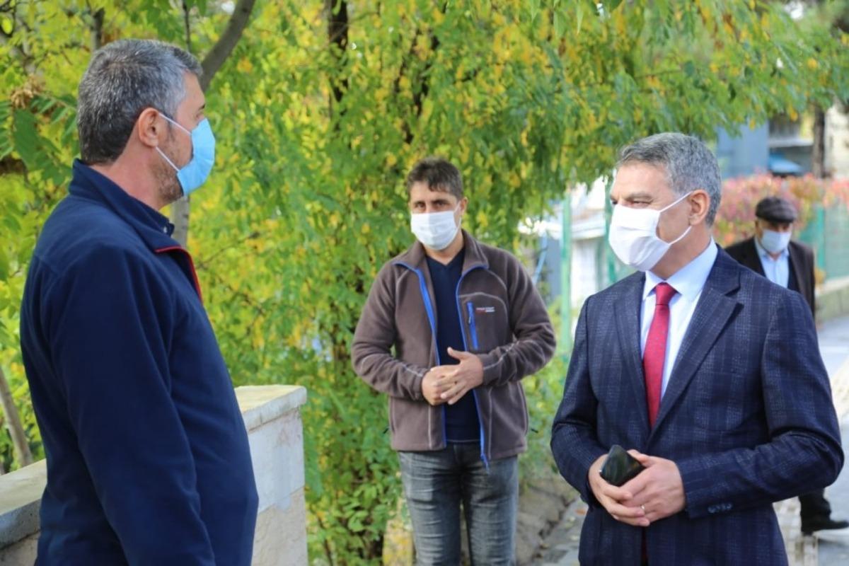 Tunceli Valisi &Ouml;zkan, Covid-19 denetiminde