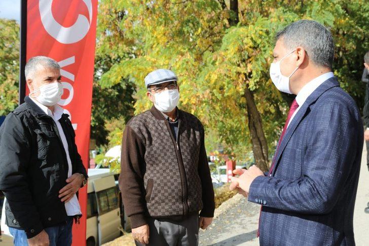 Tunceli Valisi Özkan, Covid-19 denetiminde G4