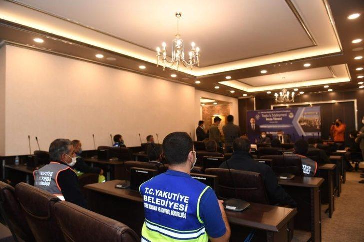 Yakutiye işçilerinin toplu sözleşme mutluluğu G1