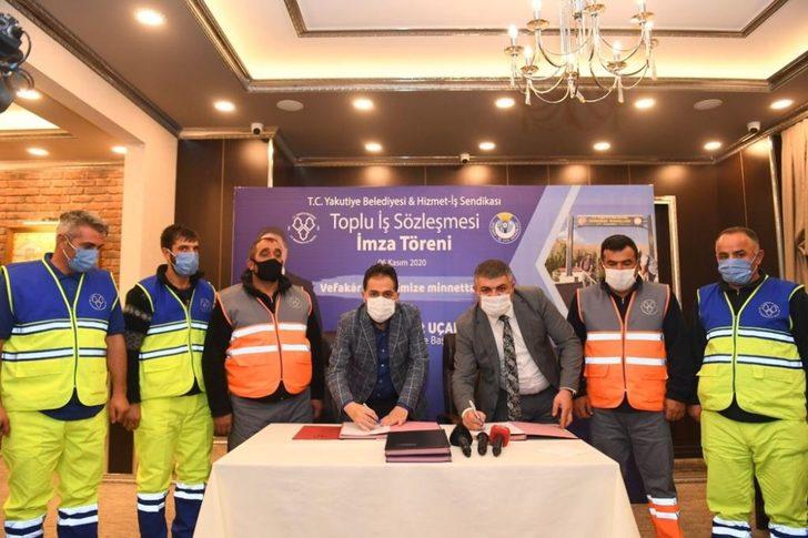 Yakutiye işçilerinin toplu sözleşme mutluluğu G2